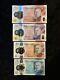 King Charles III Uncirculated Full Set 1st Issue 5th June £5 10 20 50 Banknotes