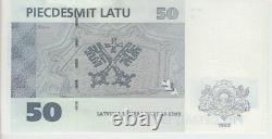 Latvia Banknote P46 50 Lati 1992, UNC