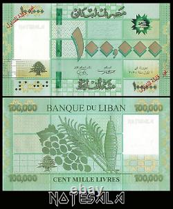 Lebanon 100000 100,000 Livres 2020 SPECIMEN Pick-95ds NEW-UNC! RARE