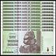 Lot 10 PCS, Zimbabwe 50 Trillion Dollars, 2008, Prefix AA, P-90, Banknotes, UNC