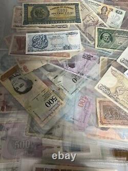 Massive Worldwide Bank Note Collection (Around 220 notes) Worldwide Shipping