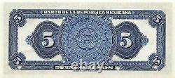 Mexico 5 Pesos 1918 Series A P 11s Specimen Uncirculated Banknote
