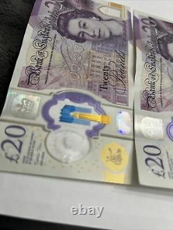 Misprinted rare £20 Bank of England note