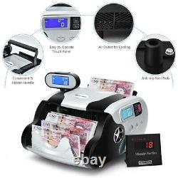Money Bank note Counter with Automatic UV/MG Counterfeit Detection nl UK version