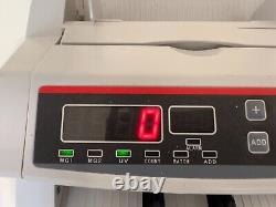 Money Bill Cash Counter Bank Currency Counting Machine UV & MG Counterfeit