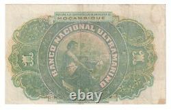 Mozambique 1 Escudos Banknote (1921) P. 66b VF+