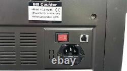 NC30 Banknote Bank Note Money Cash Bill Currency Counter Machine with Power Cabl