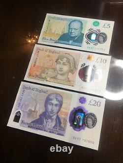 New Bank Of England Set AK47 £50