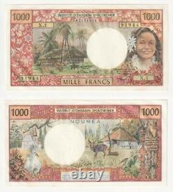 New Caledonia 1000 Francs Banknote (1969) P. 61 UNC