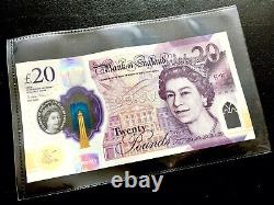 New Polymer £20 GB Bank Note BB05 765888 (First Year Issue 2020) Fair Condition