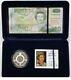 New Zealand 1996 $5 Proof Coin & $20 Overprint Banknote Set
