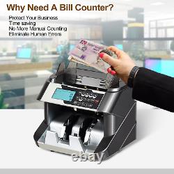 Note Counter Machine Money Currency Banknote Counting Detector Cash 200 Bills