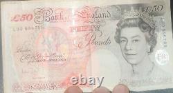 Old 50 pound notes