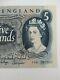 Old Bank Of England Note LAST SERIES EVER! JB Page £5 11H