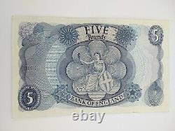 Old Bank Of England Note LAST SERIES EVER! JB Page £5 11H