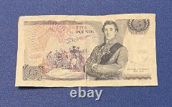 Old RARE 5 Pound note