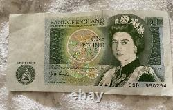 One pound note rare uncirculated