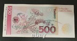 Original 500 DM Schein Bankfrisch, Banknote v. 1991, Rarität