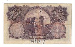 PALESTINE 500 Mils (1939) P-6c RARE VF Banknote Paper Money