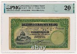 PALESTINE banknote 1 Pound 1939 PMG grade VF 20 Very Fine