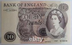 PMG 66 Graded Bank of England Note. ERROR B326 Front on Back C87 519969. UNC