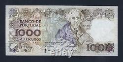 PORTUGAL 1000 Escudos 1990 P-181 UNC STAR REPLACEMENT SUBSTITUTION RARE