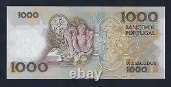 PORTUGAL 1000 Escudos 1990 P-181 UNC STAR REPLACEMENT SUBSTITUTION RARE