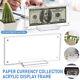 Photo Bank Note Money Holder Acrylic Currency Display Frame Magnetic Photo Box