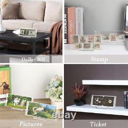 Photo Bank Note Money Holder Acrylic Currency Display Frame Magnetic Photo Box