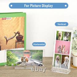 Photo Bank Note Money Holder Acrylic Currency Display Frame Magnetic Photo Box