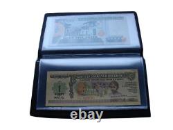 Pocket Size Banknote ALBUM with 20 pages 8 x 17 cm Notes Folder Book RED