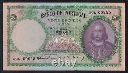 Portugal Banknote 20 Escudos Ch. 6 P153 1951 Unc