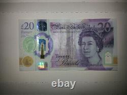 RARE £20 Polymer Note Misprint