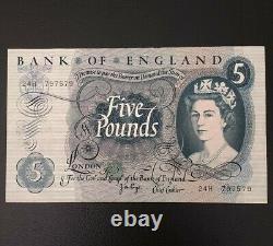 Rare Bank Of England Five Pounds J B Page Last Series £5 B324