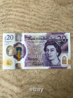 Rare Cd83 700700 Serial Gold Number £20 Bank Of England Collectors Banknote Note
