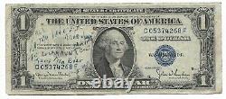 Rare Old US Blue Seal 1935 Dollar Bill Collection Silver Certificate LOVE NOTE
