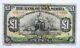 Rare! The Bank of Nova Scotia 1 Pound 1930 aVF Kingston, Jamaica, Canada