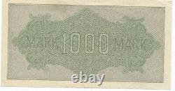 Reichsbanknote 1000 Mark 1922 Deutsches Reich 15.09.1922 Banknote Rarität