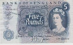 Replacement B325 J. B. Page 1971 £5 14m Banknote In Extremely Fine Or Better