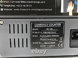 Ribao BC-35 Money Counter Currency Banknote High Speed UV/MG detector