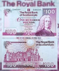 Royal bank of Scotland 100 Lord Ilay pounds banknote issued 1998 VF+