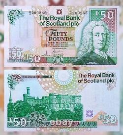 Royal bank of Scotland 50 pounds Lord Ilay banknote issued 2005 Exellent cond