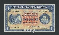SCOTLAND £1 note 1950 Union Bank Uncirculated Banknotes