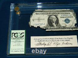 SS ANDREA DORIA Shipwreck $1 DOLLAR US Silver Certificate Bank Note PCGS GRADED