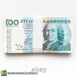 SWEDEN 20 x 100 Swedish Krona Banknotes