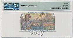Saint Pierre & Miquelon 5 Francs ND(1950-60), P. 22, PMG 68 Superb Gem Unc EPQ
