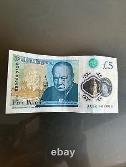 Satanic Five Pound (£5) Note 666