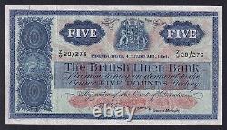 Scotland Banknote British Linen Bank 5 Pounds 1953 P. 161b SPL/XF