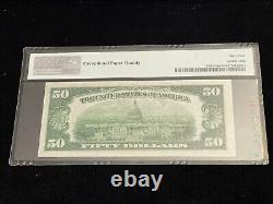 Series 1934 $50 Federal Reserve Note PMG 64 EPQ FR2102 Chicago District UNC