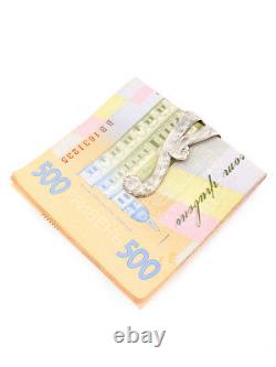 Silver Banknote clip Money clip Tiger